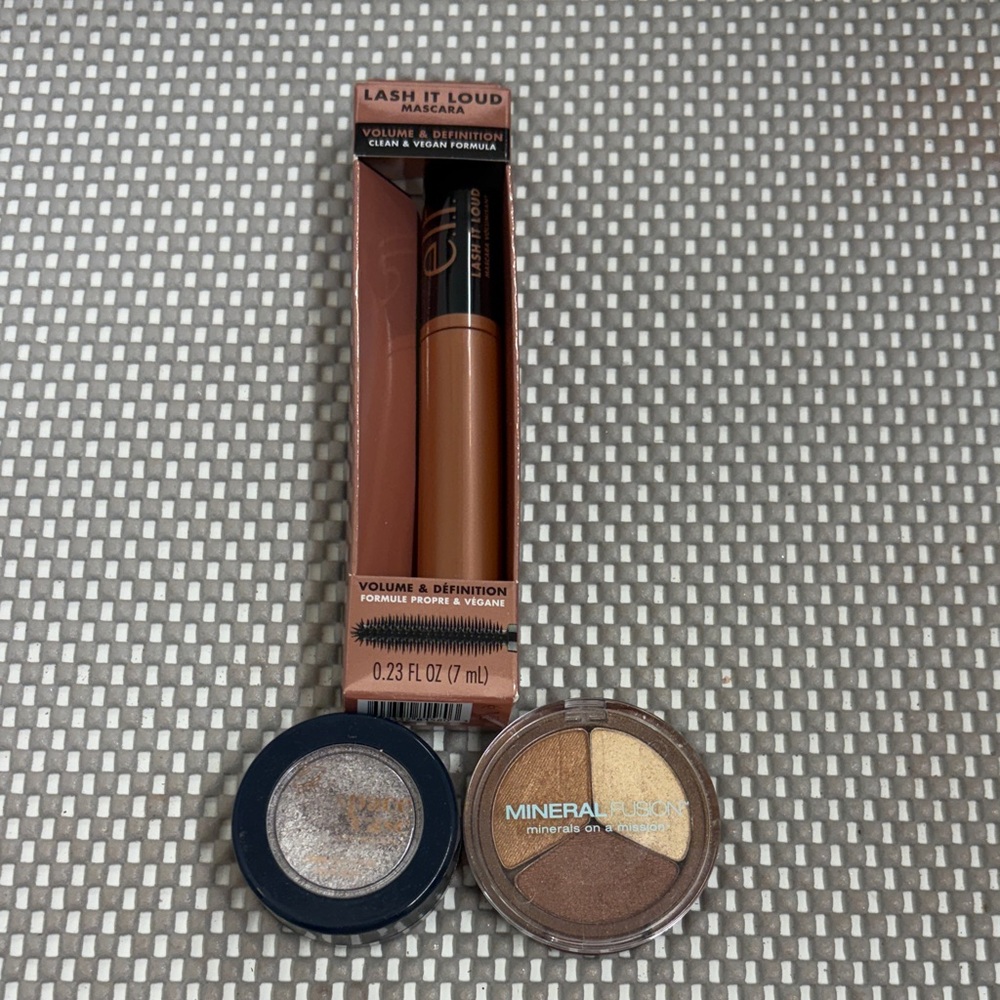 Elf Lash It Loud Mascara and Mini Eyeshadows